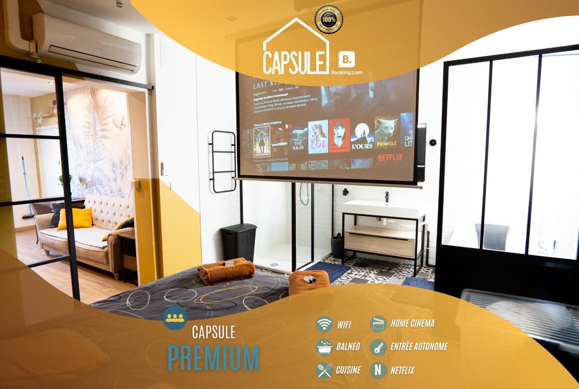 Capsule Premium Balneo & Home Cinema 瓦朗西纳 外观 照片